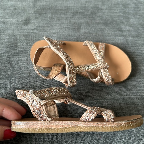 Beautiful Sparkly NEXT Blush Sandals - Picture 5 of 5